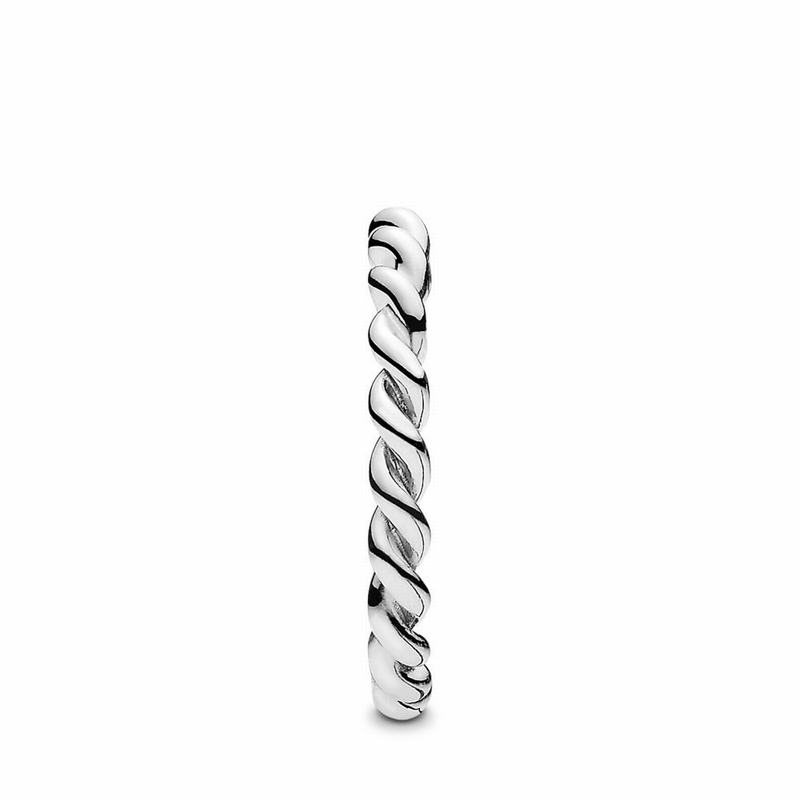 Pandora Australia Intertwined Twist Stackable Ring - Sterling Silver | CKPHJB346